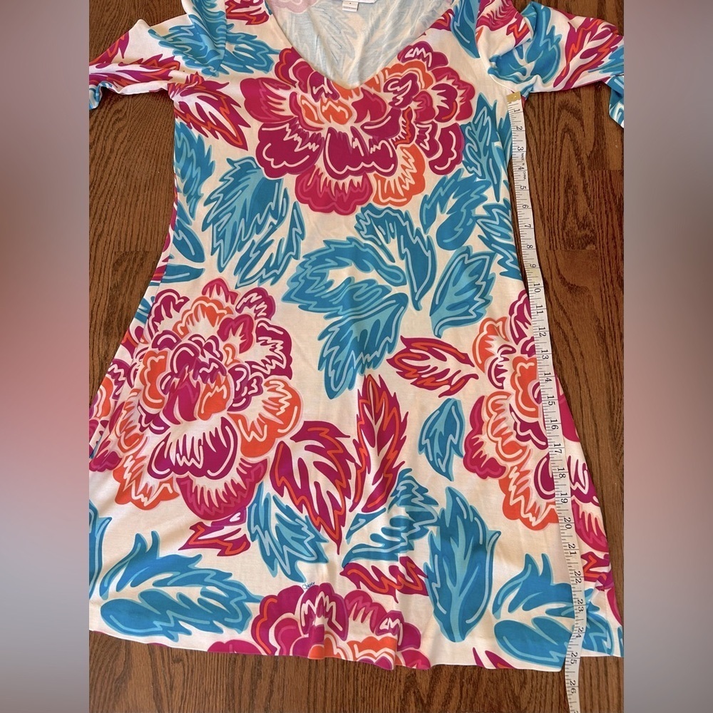 Diane Von Furstenberg 100% Silk Luxury Multicolor Summer Kaden Dress Size 6 - Picture 14 of 14